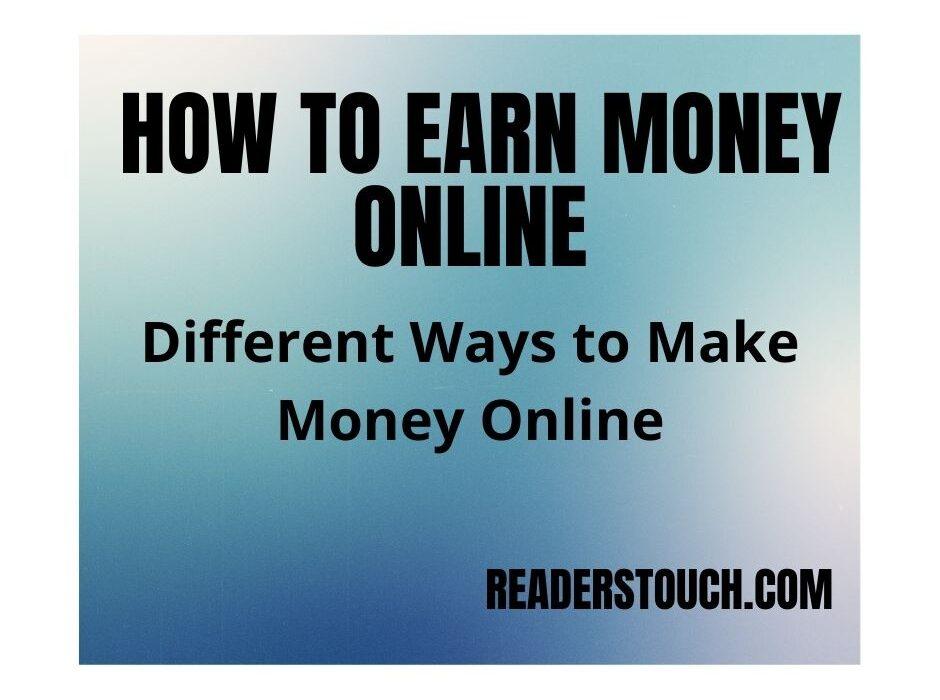 how to earn money online 1 1